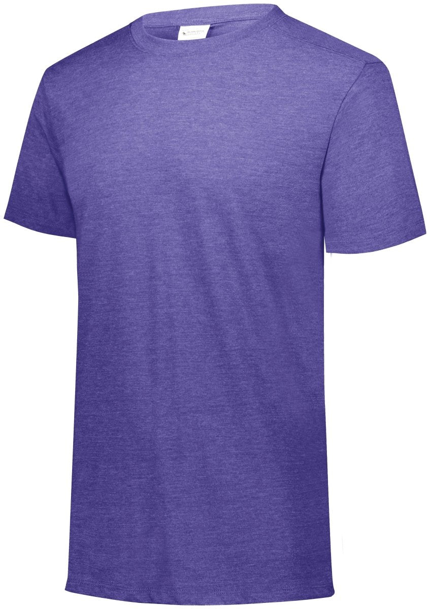 Augusta Sportswear Tri - Blend Tee 3065 PURPLE HEATHER S