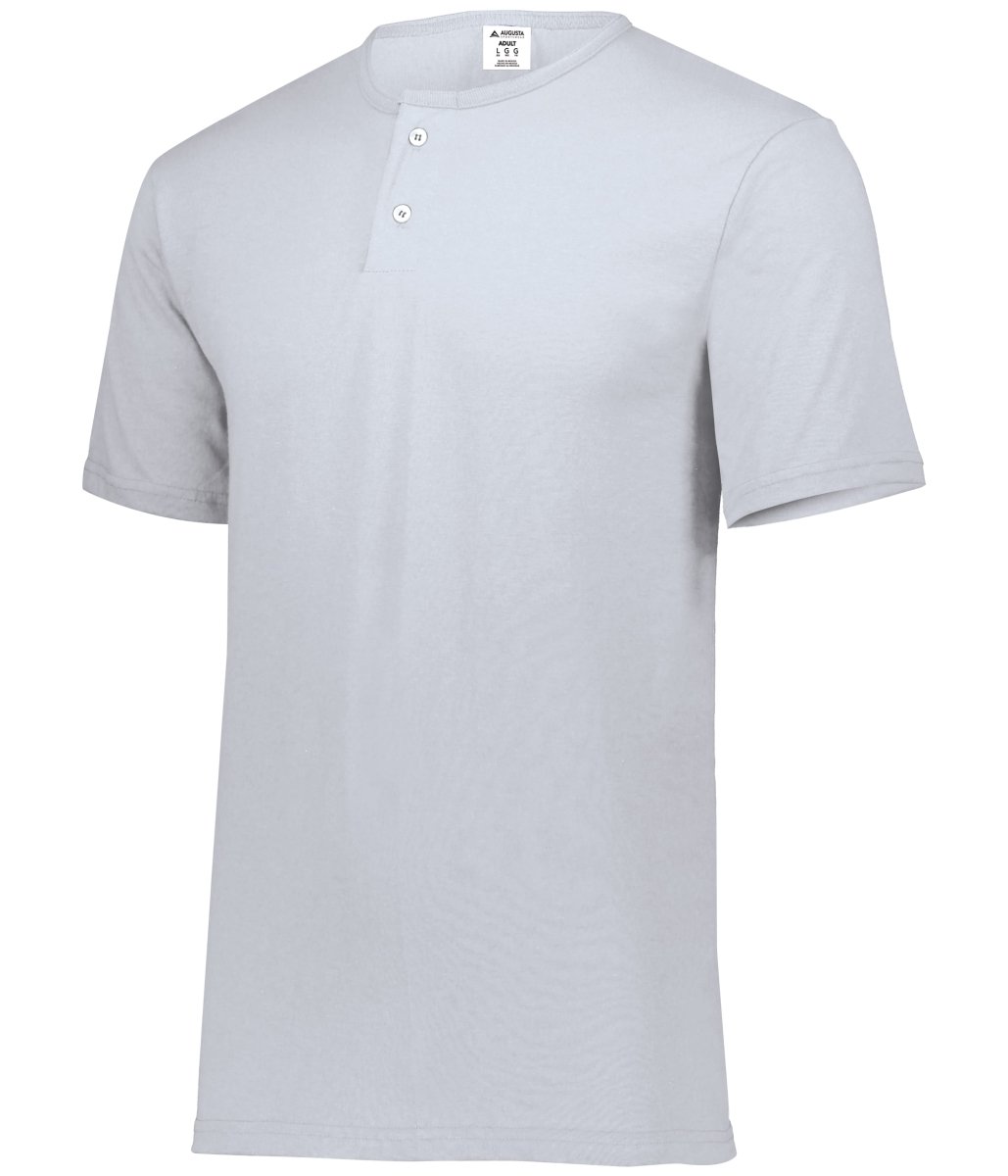 Augusta Sportswear Two - Button Baseball Jersey 580 ASH S