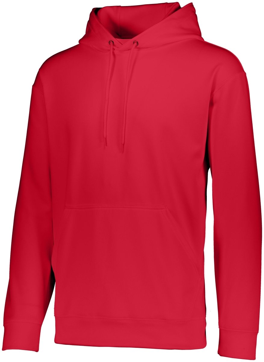 Augusta Sportswear Wicking Fleece Hoodie 5505 RED S