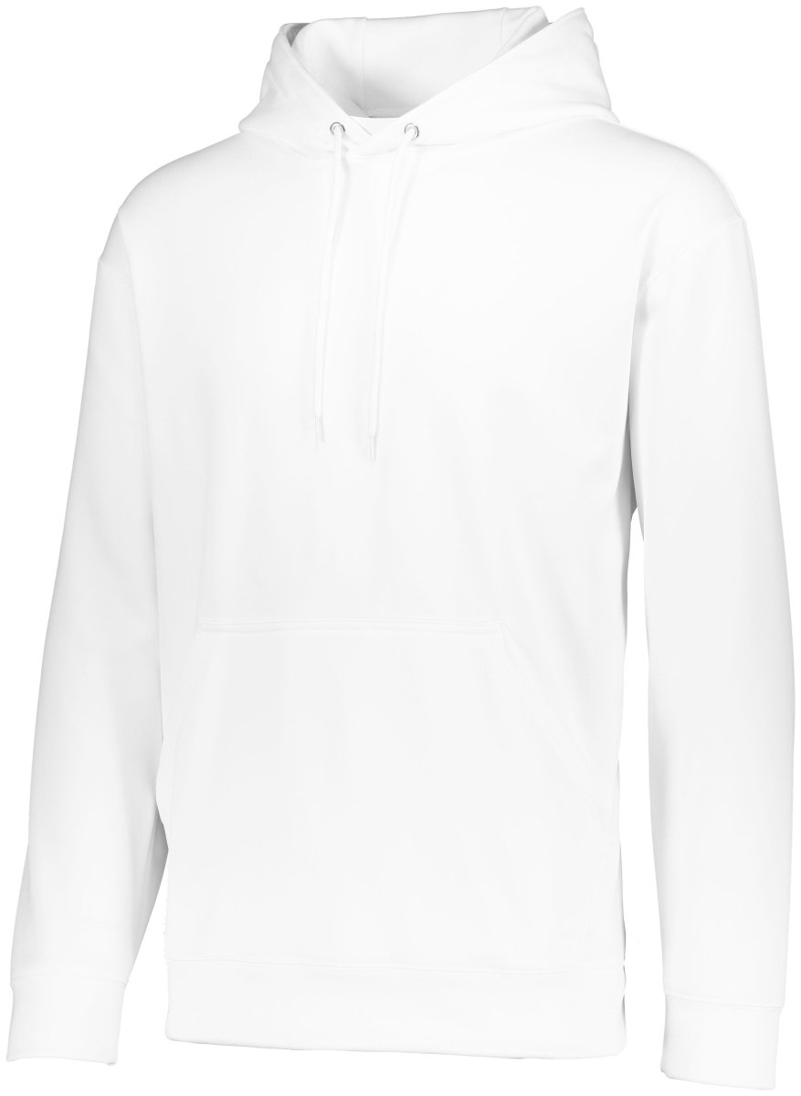 Augusta Sportswear Wicking Fleece Hoodie 5505 WHITE S