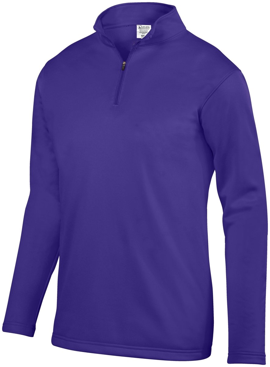 Augusta Sportswear Wicking Fleece Pullover 5507 PURPLE S
