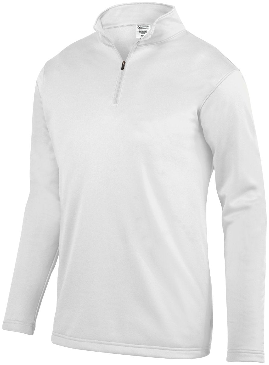 Augusta Sportswear Wicking Fleece Pullover 5507 WHITE S