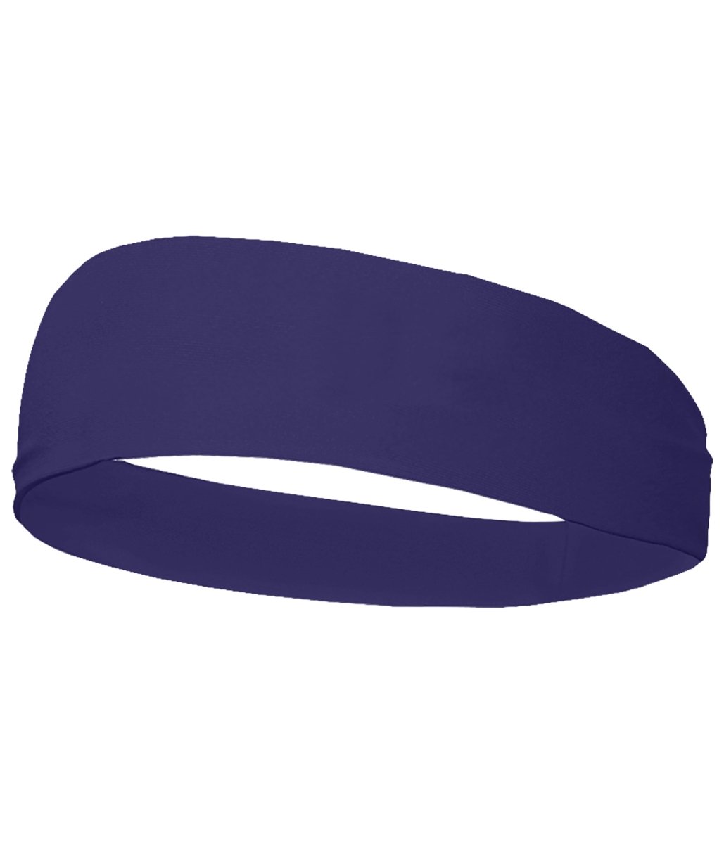 Augusta Sportswear Wide Headband 030100 PURPLE (BA) OS