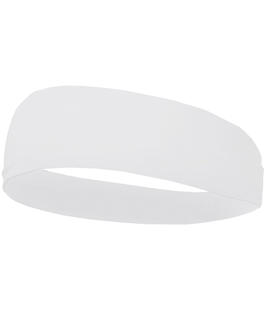 Augusta Sportswear Wide Headband 030100 WHITE OS