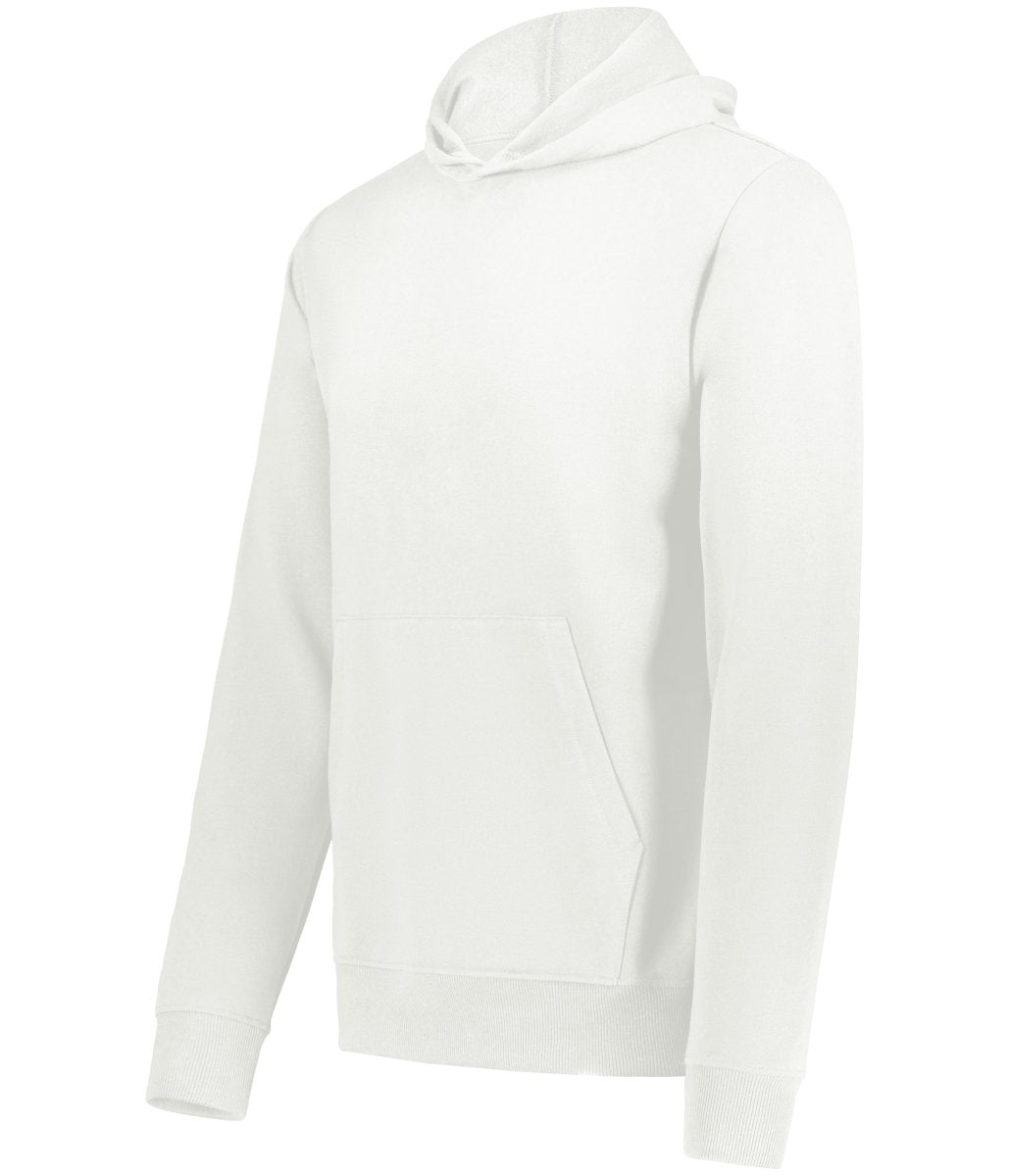 Augusta Sportswear Youth All - Day Core Basics Fleece Hoodie 6956 ULTRA WHITE S