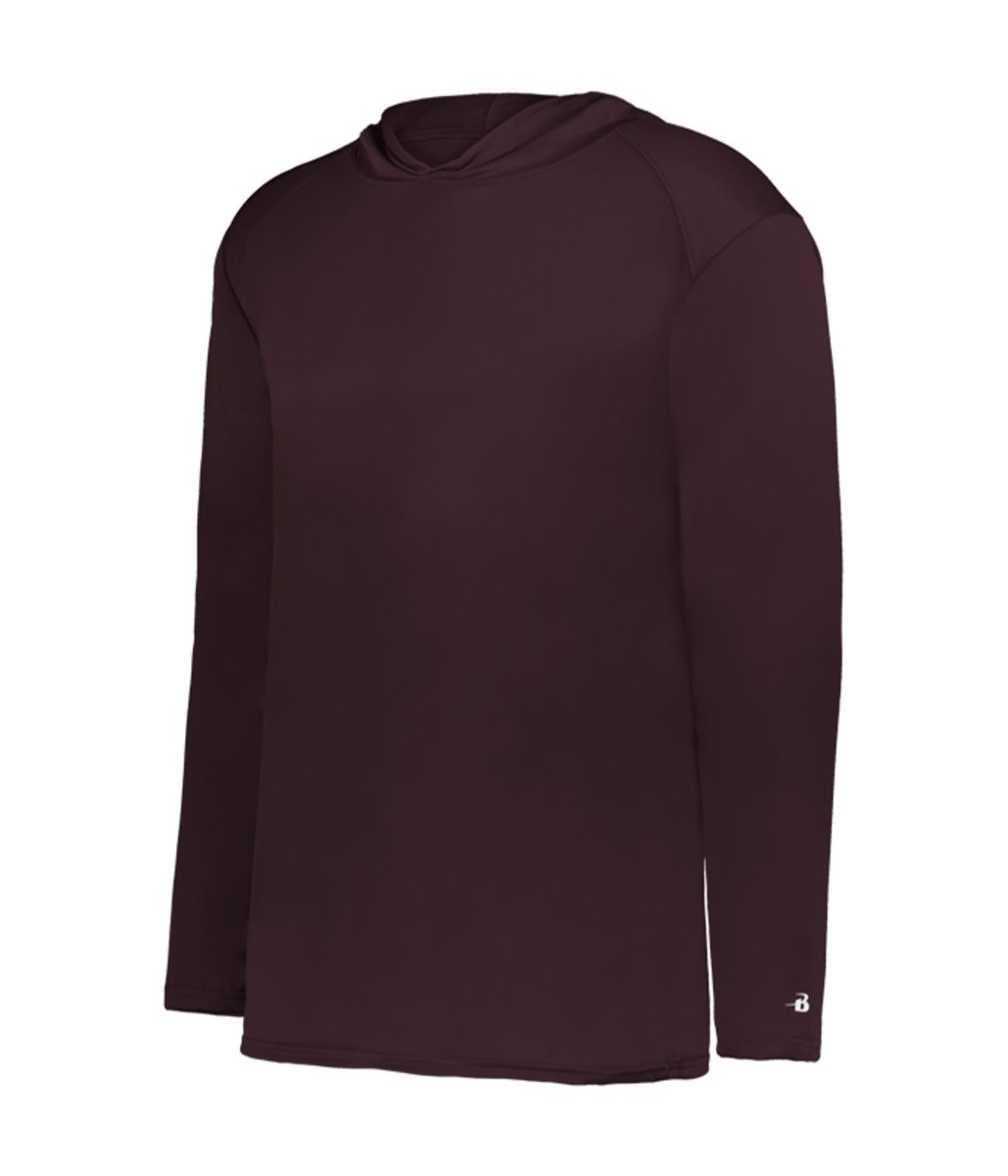 Augusta Sportswear YOUTH B - CORE LONG SLEEVE HOODIE 210500 MAROON (BA) S