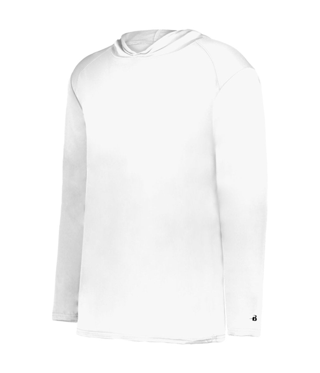 Augusta Sportswear YOUTH B - CORE LONG SLEEVE HOODIE 210500 WHITE S