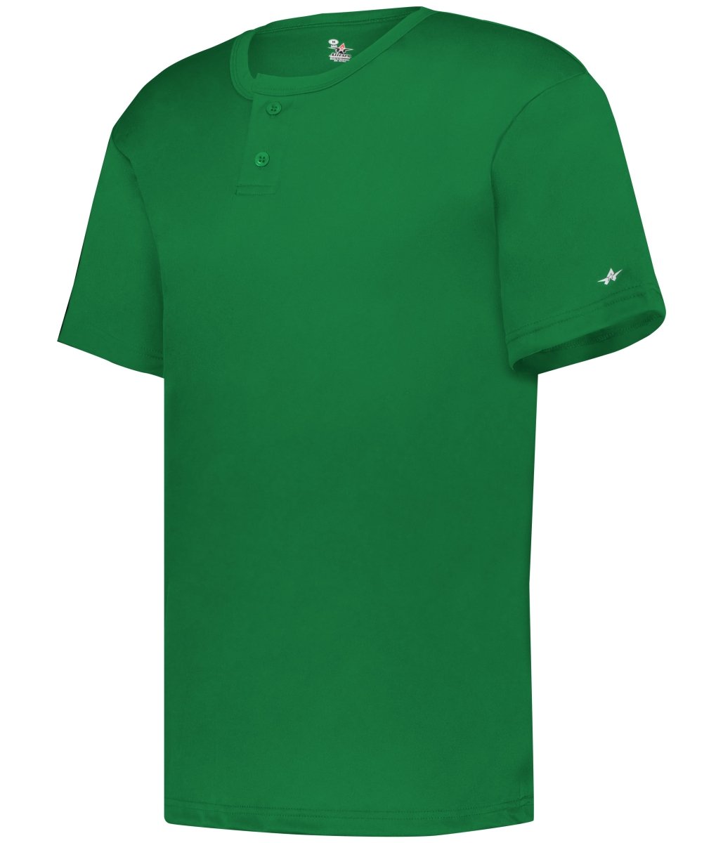Augusta Sportswear YOUTH B - CORE TWO - BUTTON BASEBALL JERSEY 293000 KELLY S