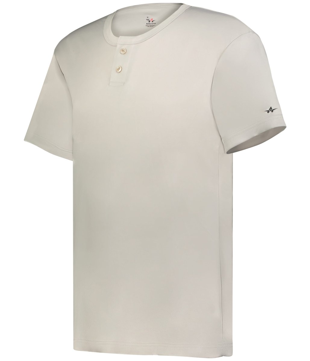 Augusta Sportswear YOUTH B - CORE TWO - BUTTON BASEBALL JERSEY 293000 SILVER (BA) S