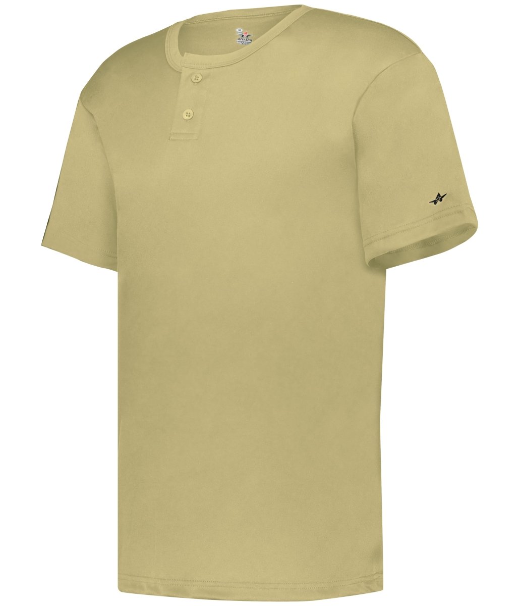 Augusta Sportswear YOUTH B - CORE TWO - BUTTON BASEBALL JERSEY 293000 VEGAS GOLD S