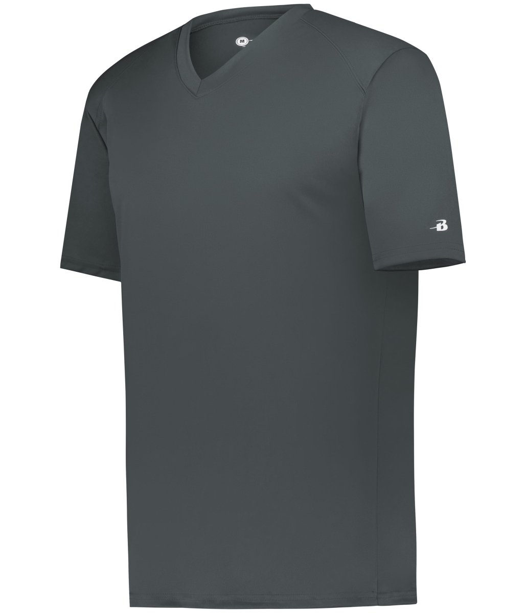 Augusta Sportswear YOUTH B - CORE V - NECK TEE 216200 GRAPHITE (BA) S