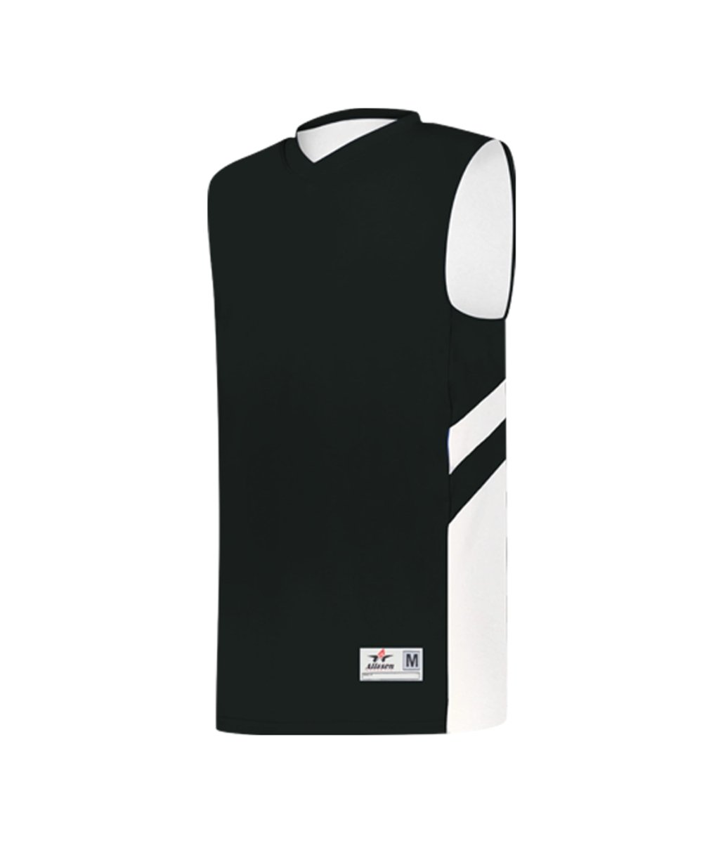 Augusta Sportswear YOUTH B - PIVOT REVERSIBLE BASKETBALL JERSEY 256600 BLACK/WHITE (BA) S