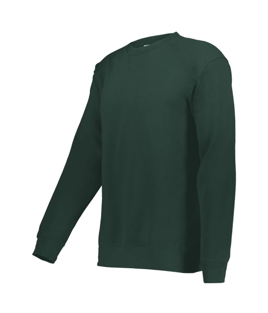Augusta Sportswear YOUTH C2 FLEECE CREW 552100 FOREST (BA) S