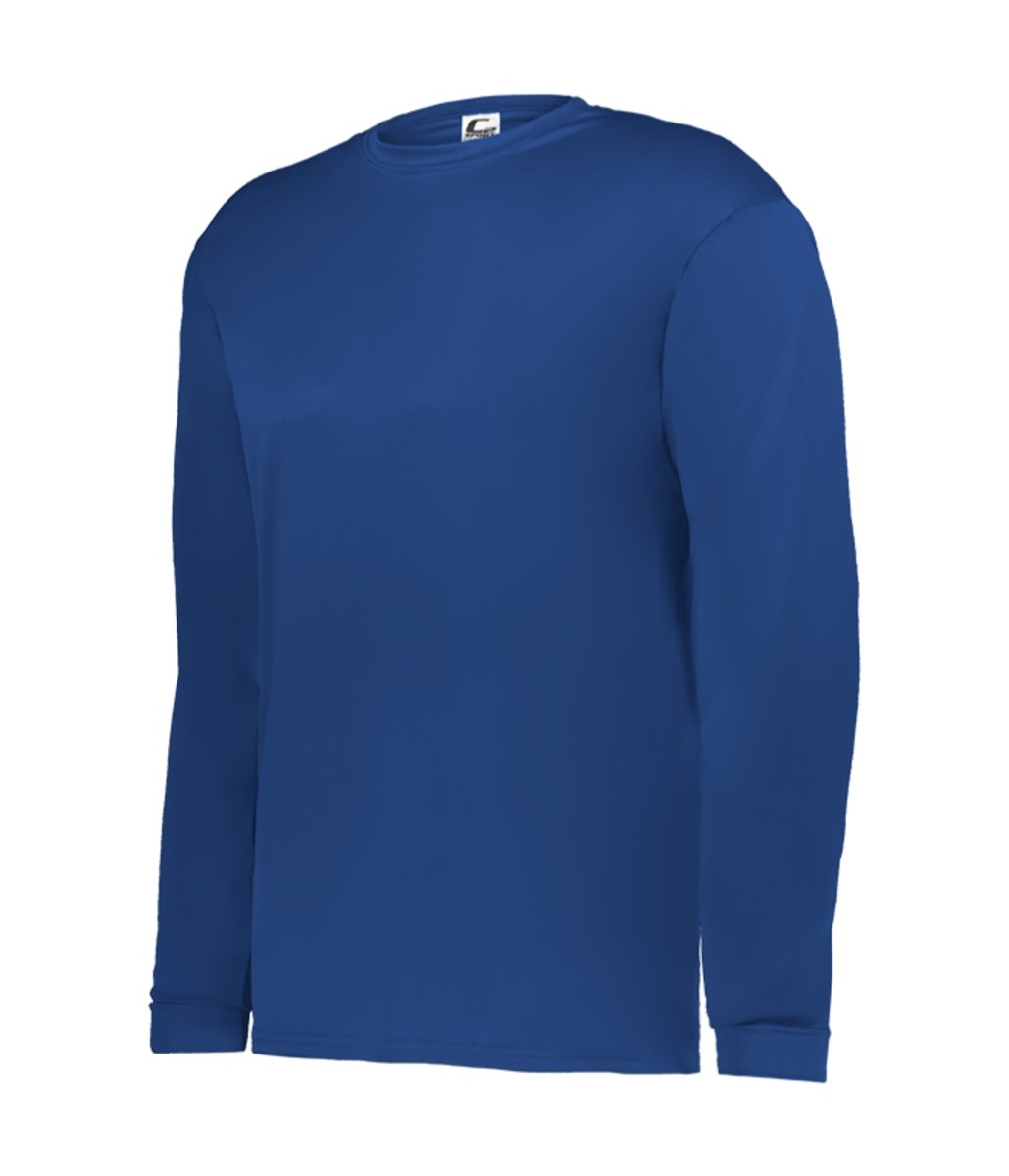 Augusta Sportswear YOUTH C2 LONG SLEEVE TEE 520400 ROYAL (BA) S