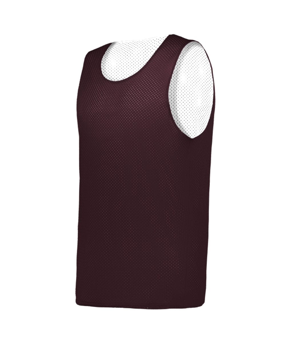 Augusta Sportswear YOUTH C2 MESH REVERSIBLE BASKETBALL JERSEY 522800 MAROON/WHITE (BA) S