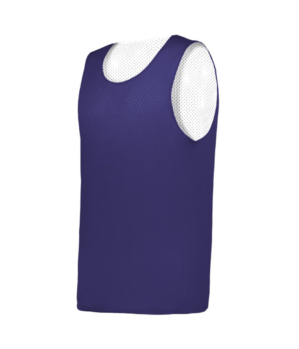 Augusta Sportswear YOUTH C2 MESH REVERSIBLE BASKETBALL JERSEY 522800 PURPLE/WHITE (BA) S