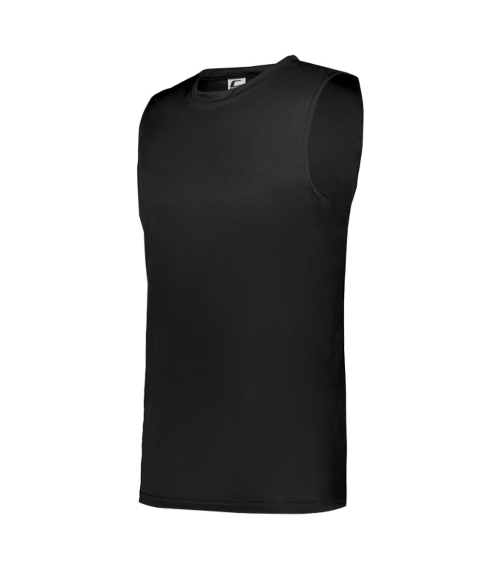Augusta Sportswear YOUTH C2 SLEEVELESS TEE 523000 BLACK S