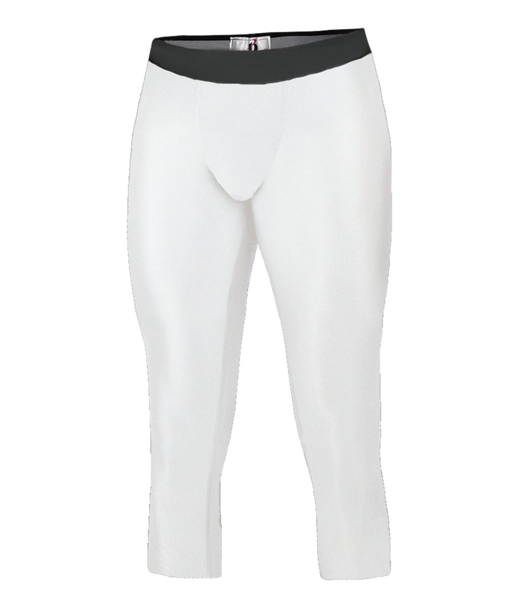 Augusta Sportswear YOUTH CALF - LENGTH COMPRESSION TIGHT 261100 WHITE S