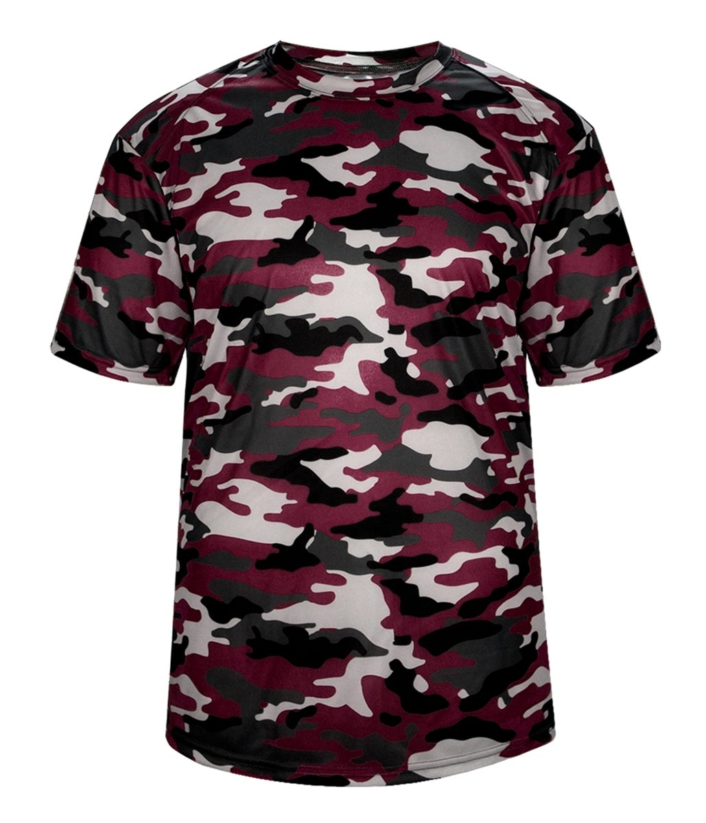 Augusta Sportswear YOUTH CAMO TEE 218100 MAROON CAMO (BA) S