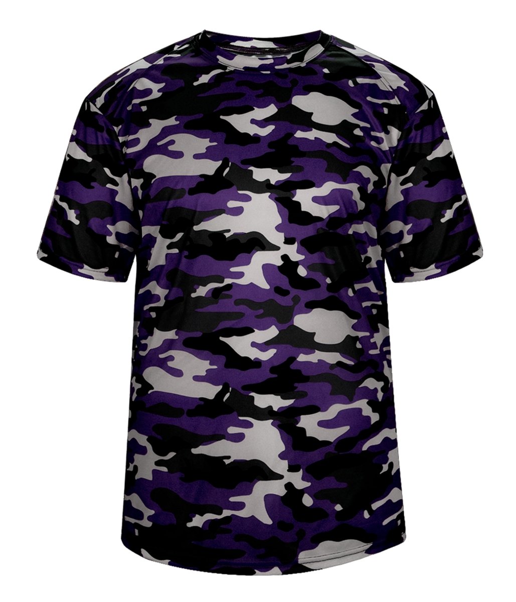 Augusta Sportswear YOUTH CAMO TEE 218100 PURPLE CAMO (BA) S