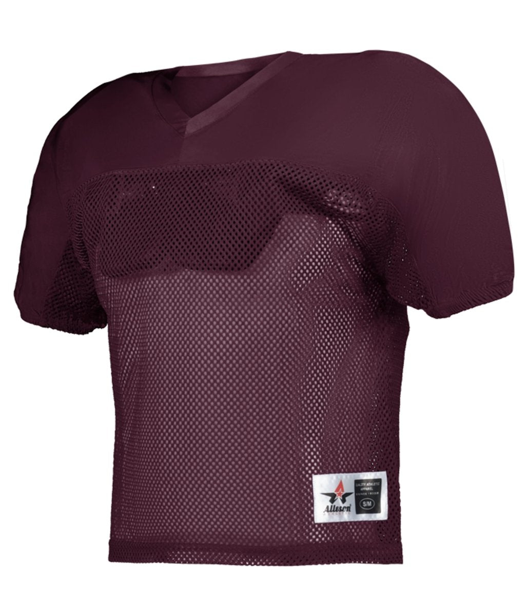 Augusta Sportswear YOUTH DAZZLE MESH FOOTBALL PRACTICE JERSEY - Augusta Sportswear 712Y LIGHT MAROON (BA) SMALL/MEDIUM