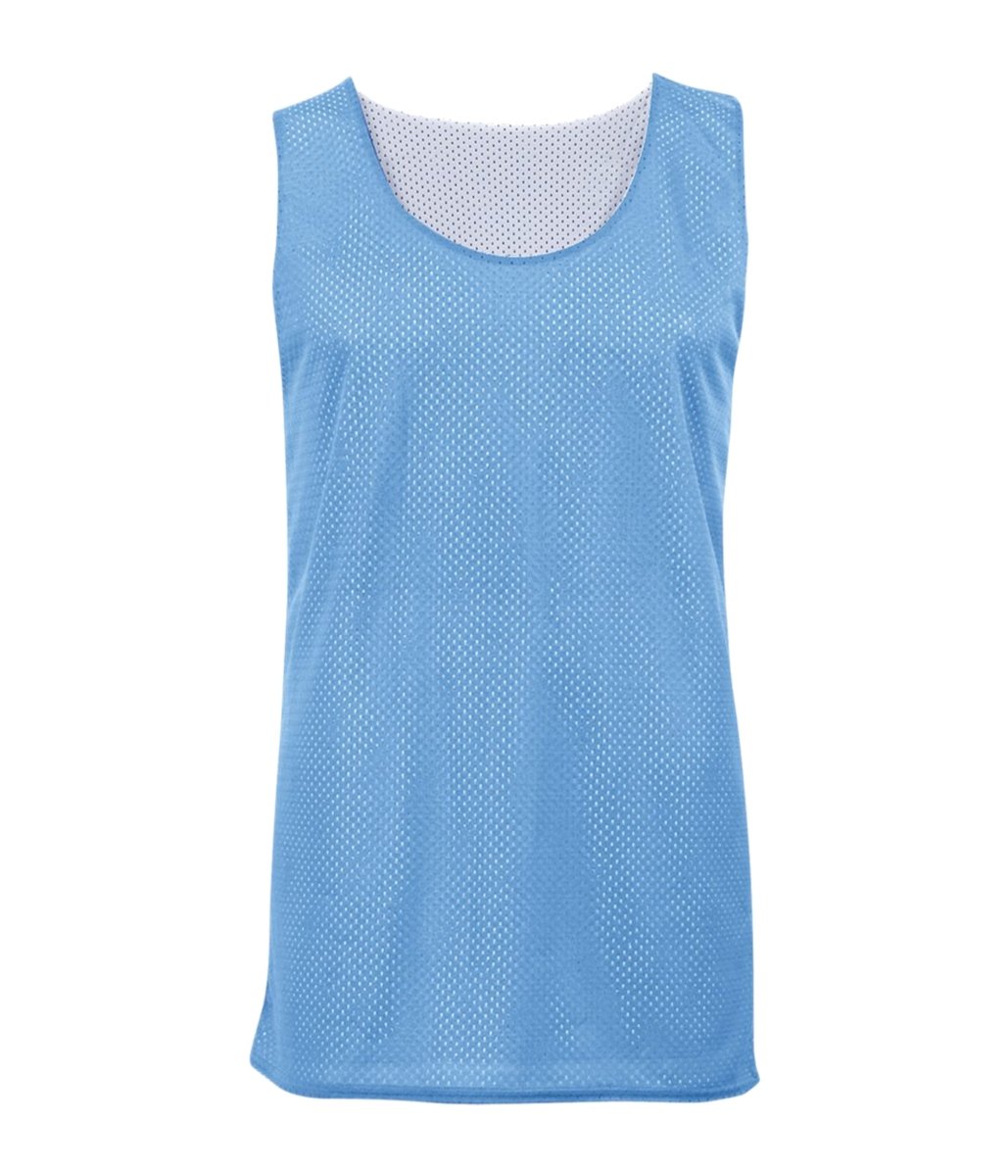 Augusta Sportswear YOUTH MESH REVERSIBLE BASKETBALL JERSEY 252900 COLUMBIA BLUE/WHITE (BA) S