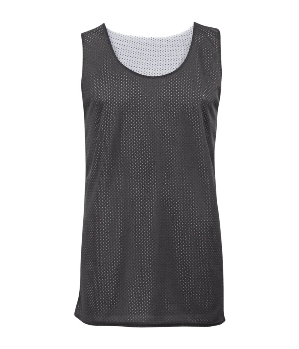 Augusta Sportswear YOUTH MESH REVERSIBLE BASKETBALL JERSEY 252900 GRAPHITE/WHITE (BA) S