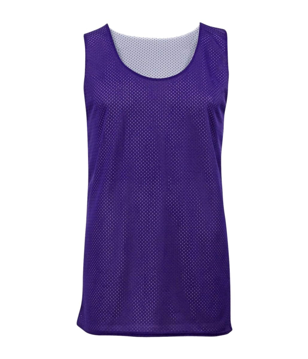 Augusta Sportswear YOUTH MESH REVERSIBLE BASKETBALL JERSEY 252900 PURPLE/WHITE (BA) S