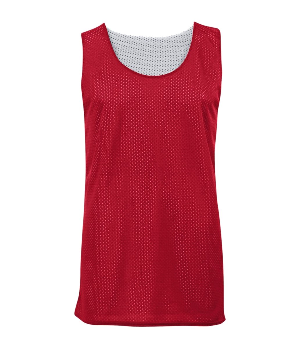 Augusta Sportswear YOUTH MESH REVERSIBLE BASKETBALL JERSEY 252900 RED/WHITE (BA) S