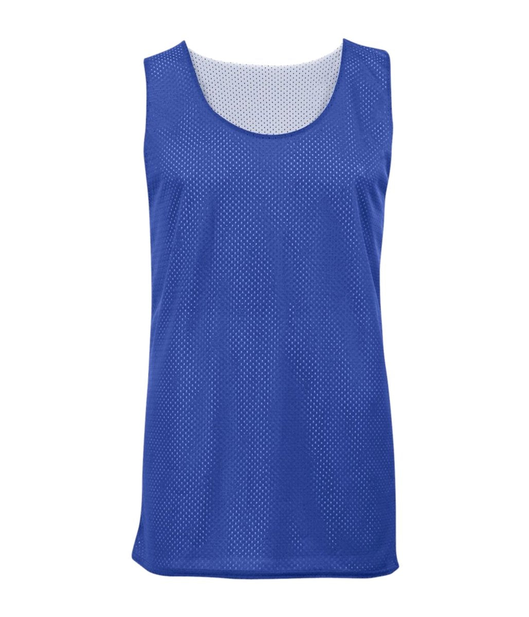 Augusta Sportswear YOUTH MESH REVERSIBLE BASKETBALL JERSEY 252900 ROYAL/WHITE (BA) S