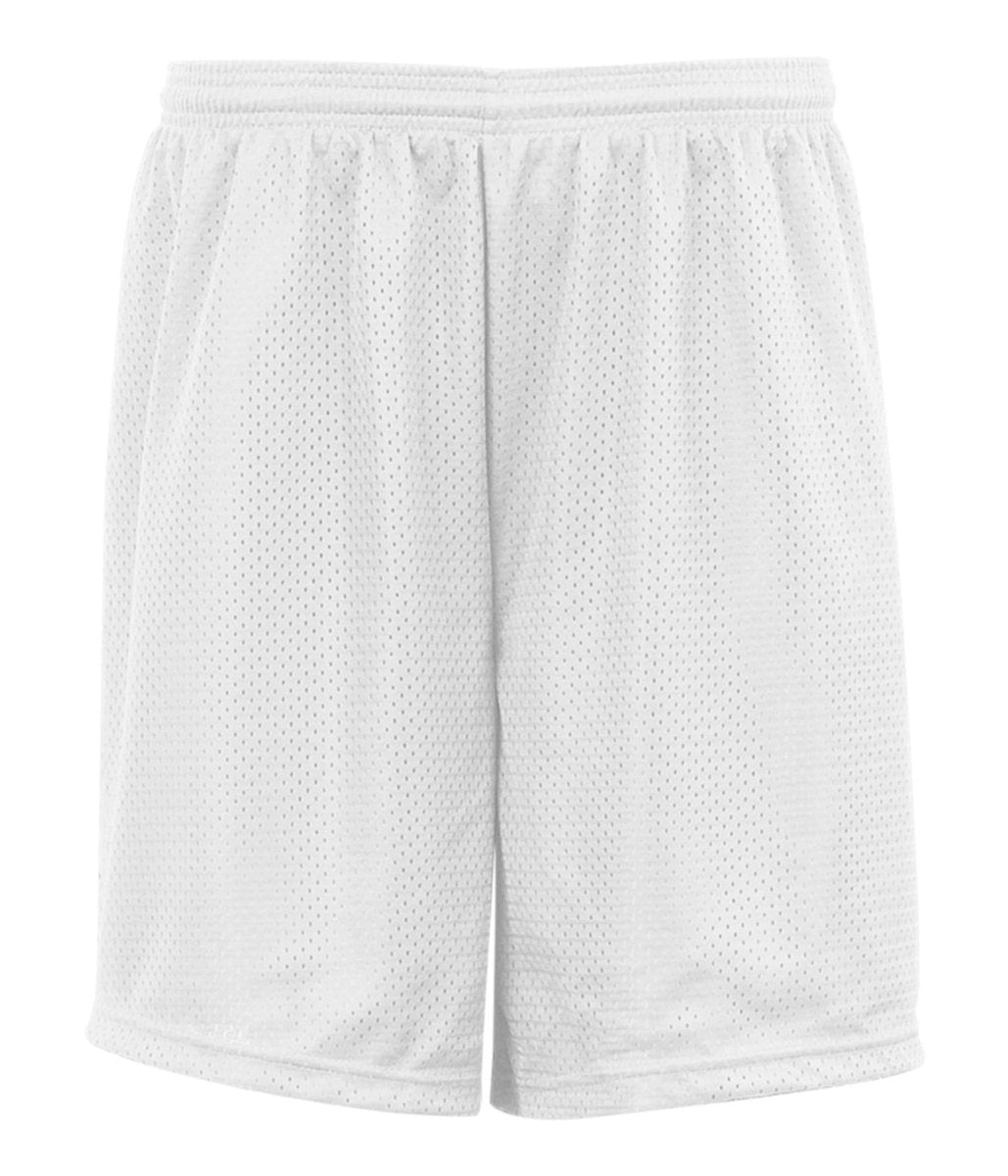 Augusta Sportswear YOUTH MESH/TRICOT SHORTS 220700 WHITE S