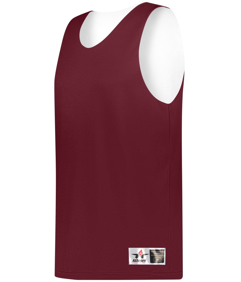 Augusta Sportswear YOUTH MICROFIBER REVERSIBLE BASKETBALL JERSEY 506CRY CARDINAL/WHITE (BA) S