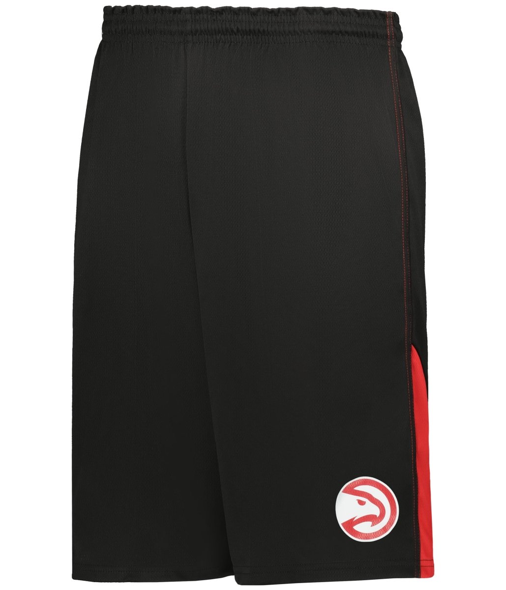 Augusta Sportswear YOUTH NBA BASKETBALL SHORTS - Augusta Sportswear A205LY NBA BLACK/RED/ATL HAWKS S