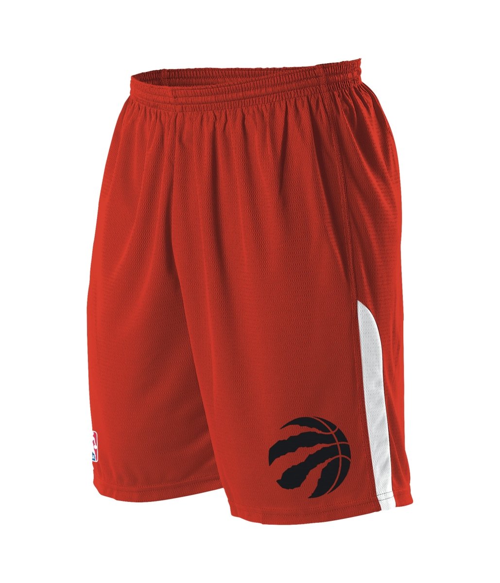 Augusta Sportswear YOUTH NBA BASKETBALL SHORTS - Augusta Sportswear A205LY NBA RED/WHITE/TO RAPTORS S