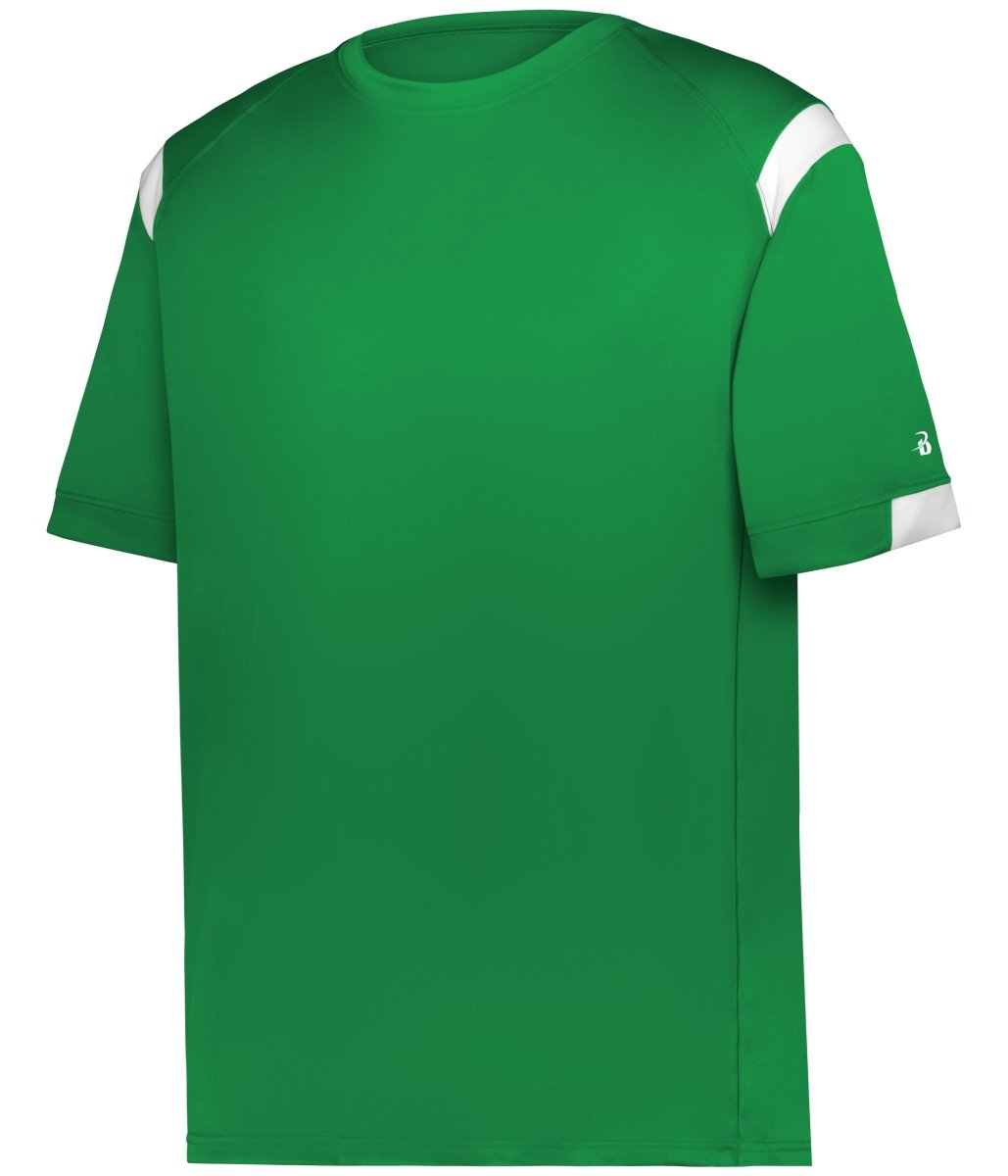 Augusta Sportswear YOUTH ON THE RISE TEE 225100Y KELLY/WHITE (BA) XXS