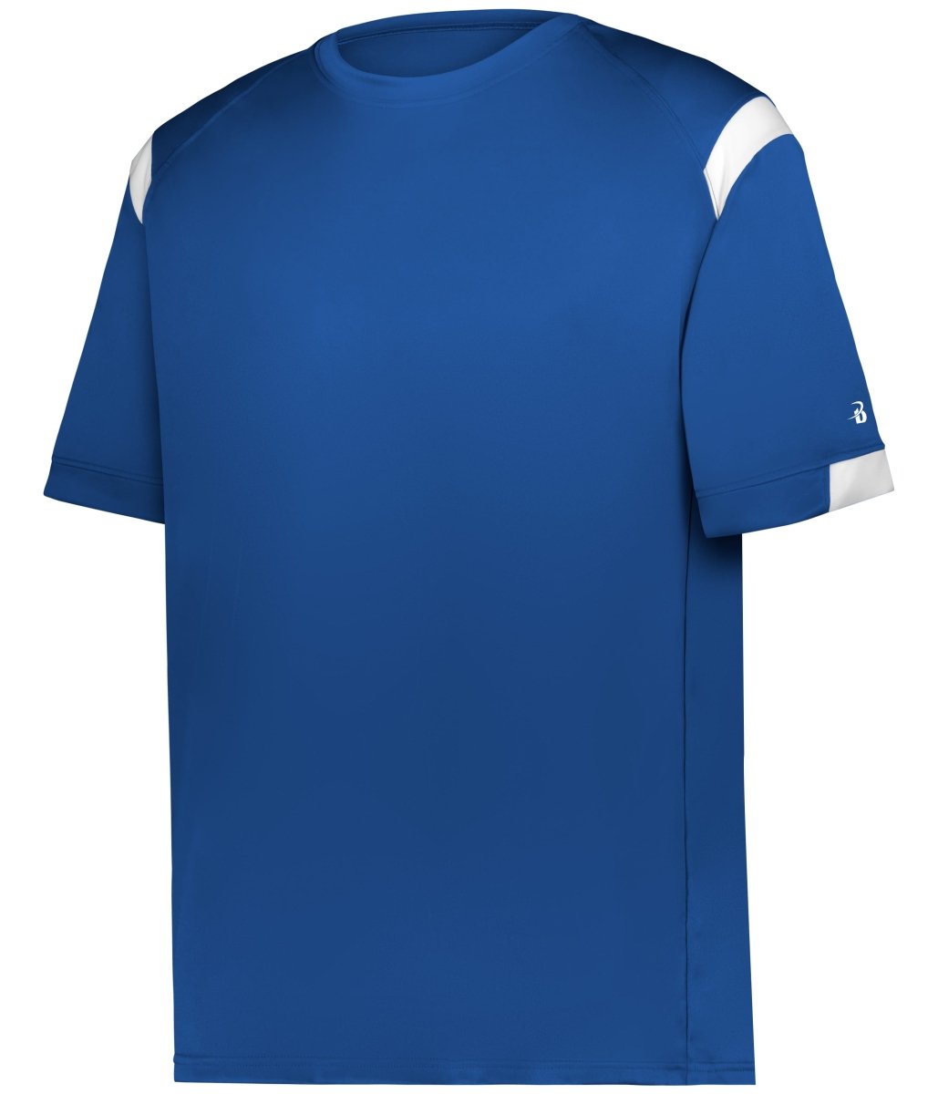 Augusta Sportswear YOUTH ON THE RISE TEE 225100Y ROYAL/WHITE (BA) XXS