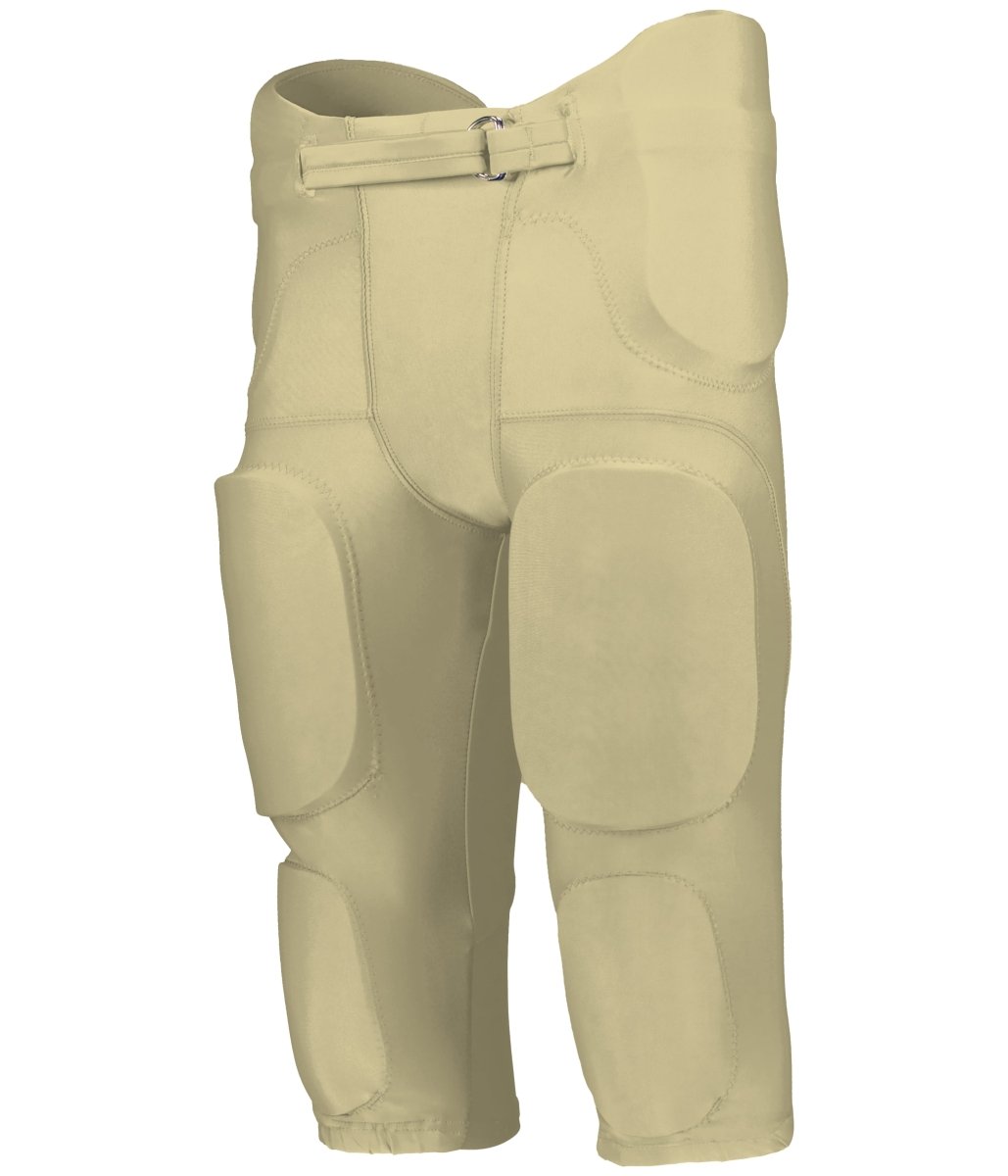 Augusta Sportswear YOUTH POWER SPANDEX INTEGRATED FOOTBALL PANT 689SY VEGAS GOLD S