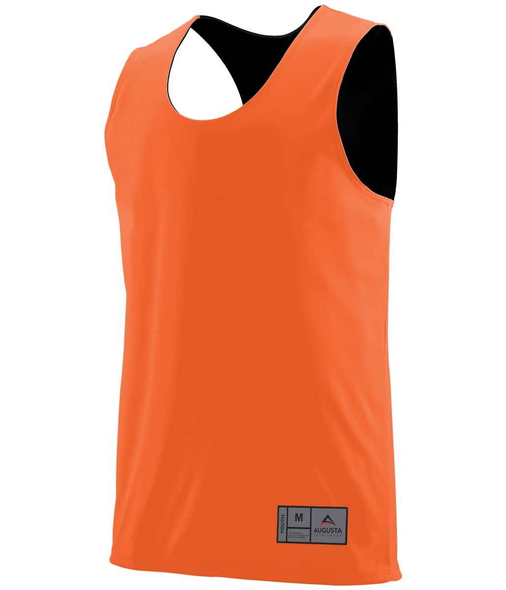 Augusta Sportswear Youth Reversible Wicking Jersey 149 ORANGE/BLACK S