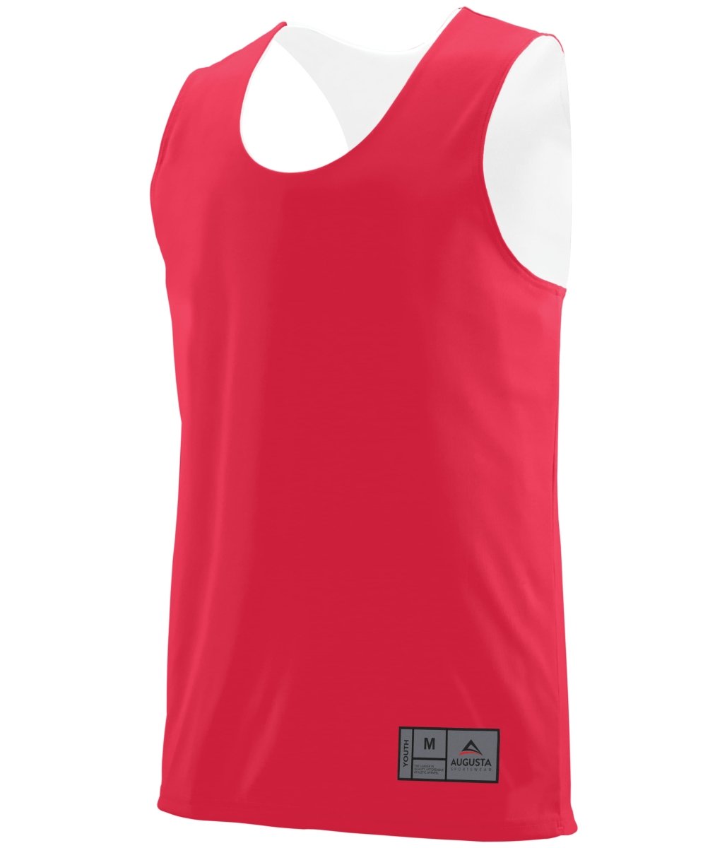 Augusta Sportswear Youth Reversible Wicking Jersey 149 RED/WHITE S