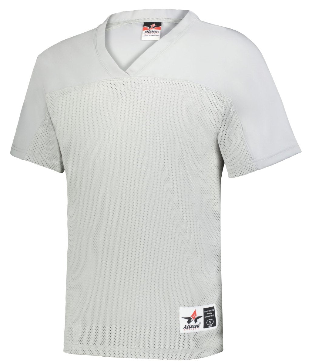 Augusta Sportswear YOUTH RUSHER FLAG FOOTBALL JERSEY - Augusta Sportswear A72704 SILVER (BA) S