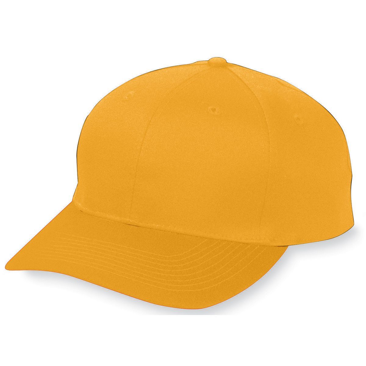 Augusta Sportswear Youth Six - Panel Cotton Twill Low - Profile Cap 6206 GOLD OS