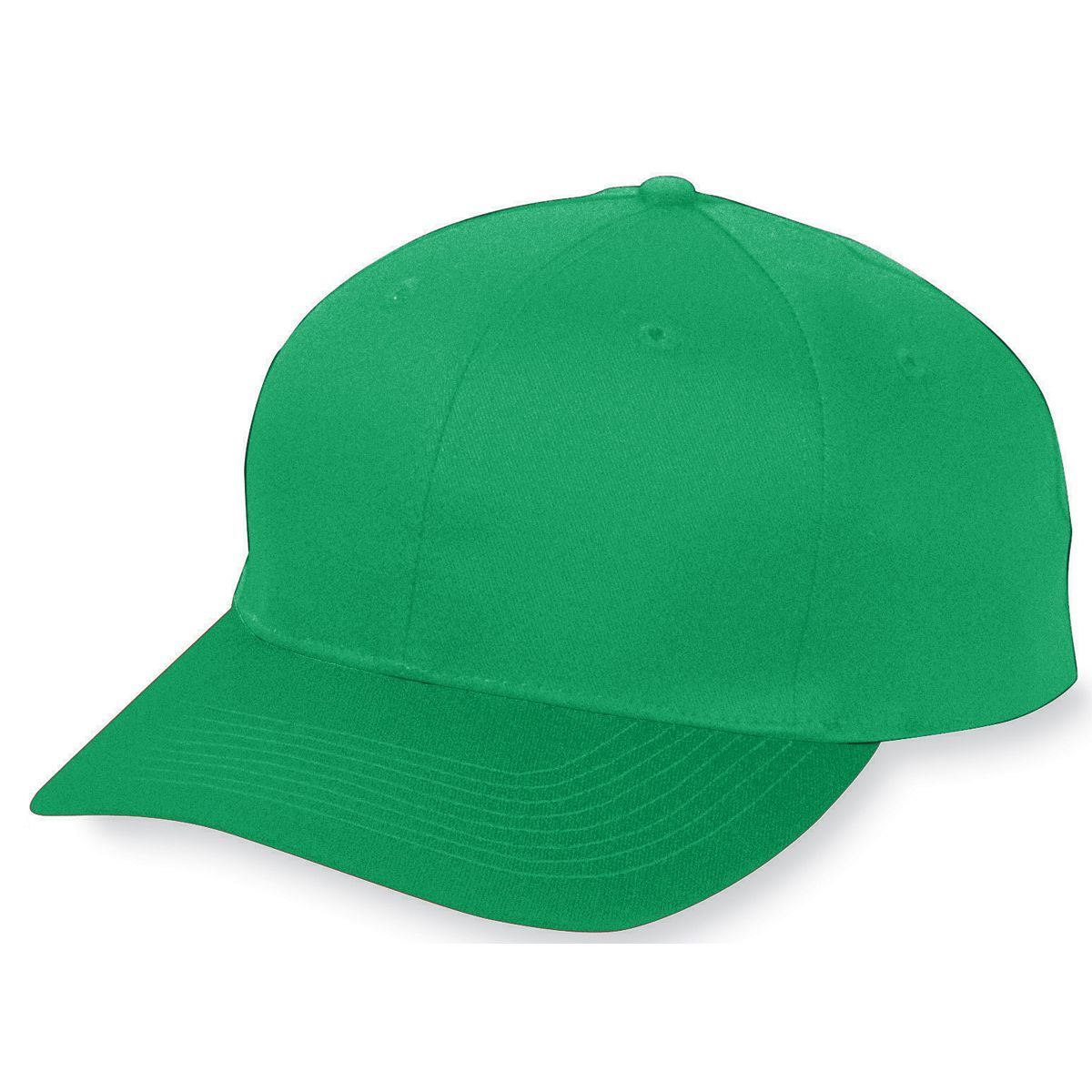 Augusta Sportswear Youth Six - Panel Cotton Twill Low - Profile Cap 6206 KELLY OS