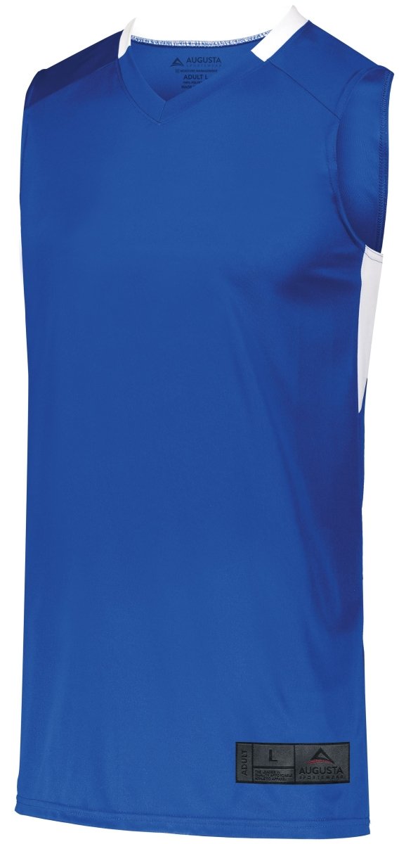 Augusta Sportswear Youth Step - Back Basketball Jersey 1731 ROYAL/WHITE S