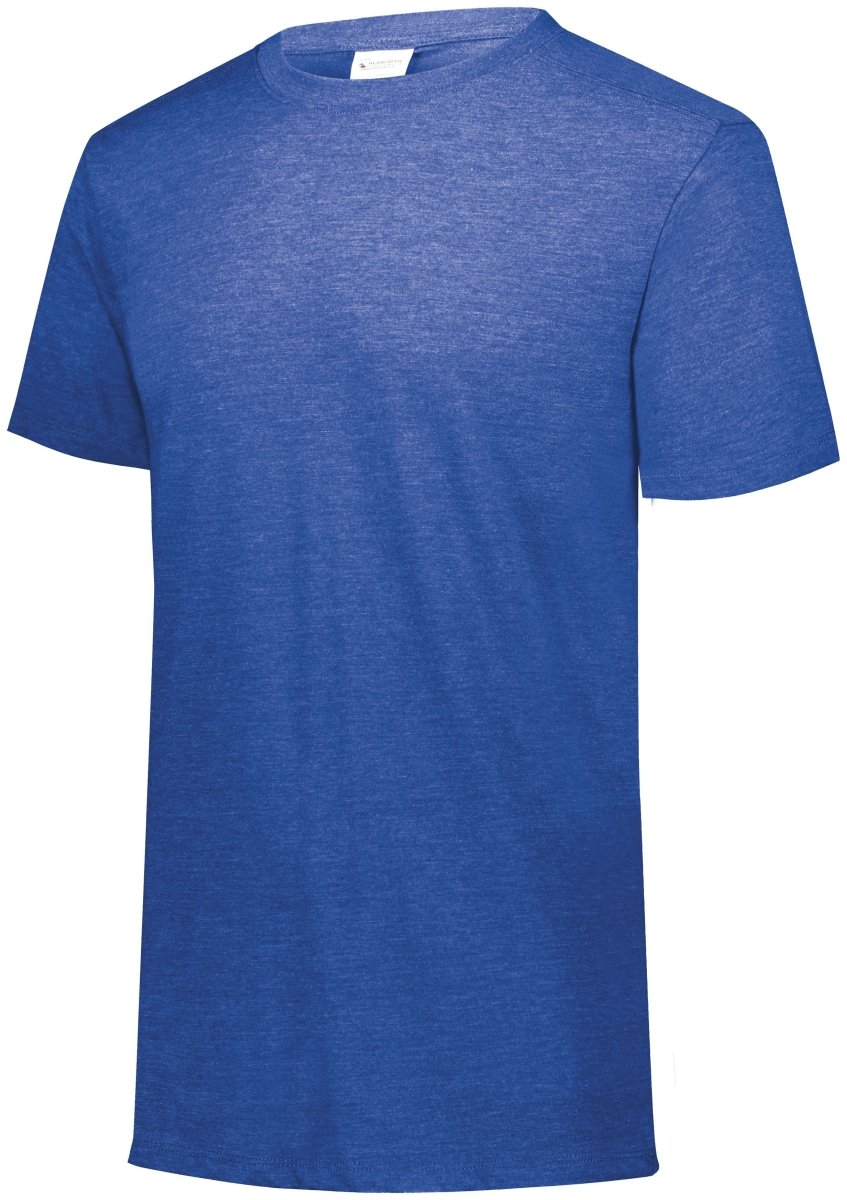 Augusta Sportswear Youth Tri - Blend Tee 3066 ROYAL HEATHER S