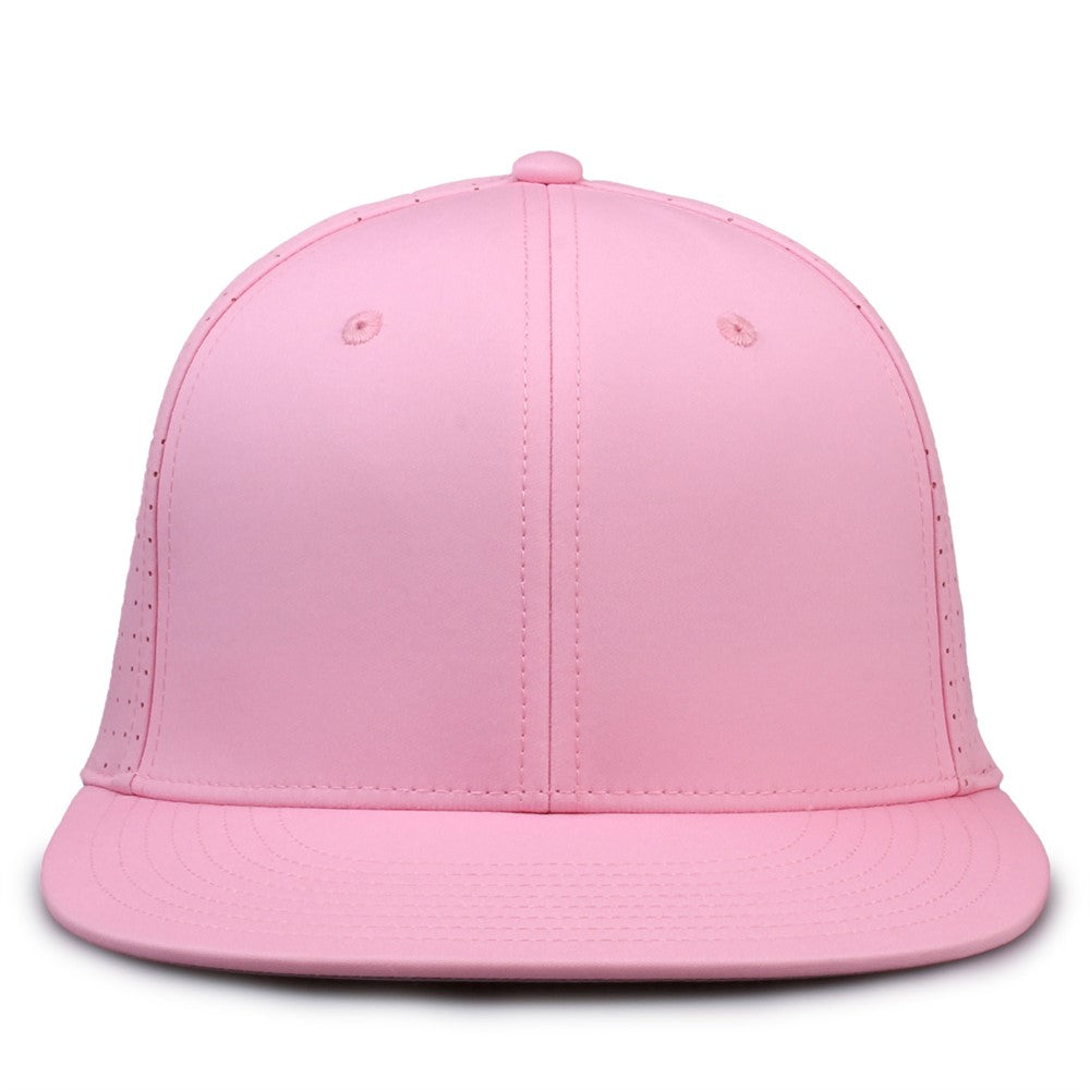 The Game GB998 Perforated GameChanger Baseball Hat | Wholesale Pro Shape Flat Bill Caps