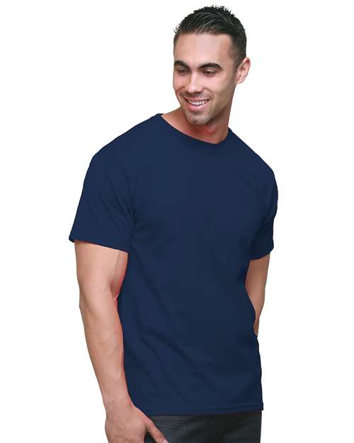 Bayside Men's Union - Made Fine Jersey T-Shirt - Bayside 2925 Navy S Short Sleeve T-Shirts