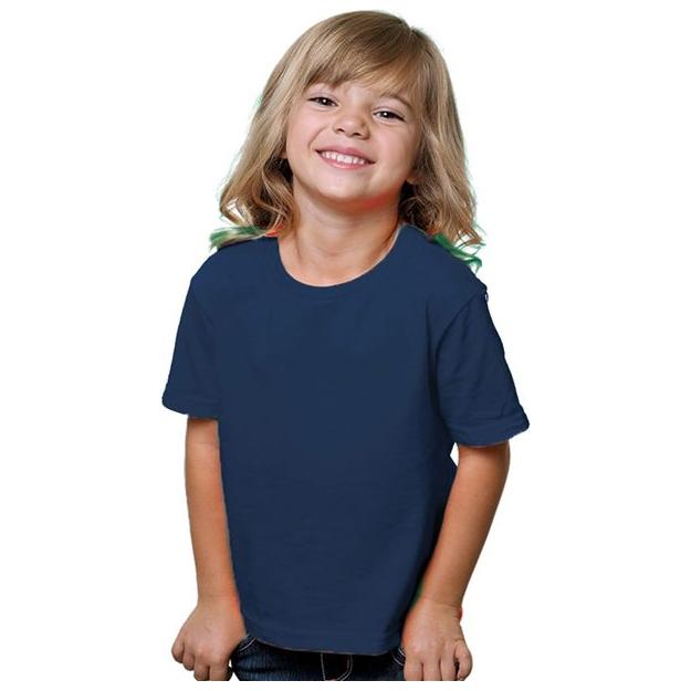 Bayside Toddler USA - Made T-Shirt - Bayside 4125 Dark Navy 4T Short Sleeve T-Shirts