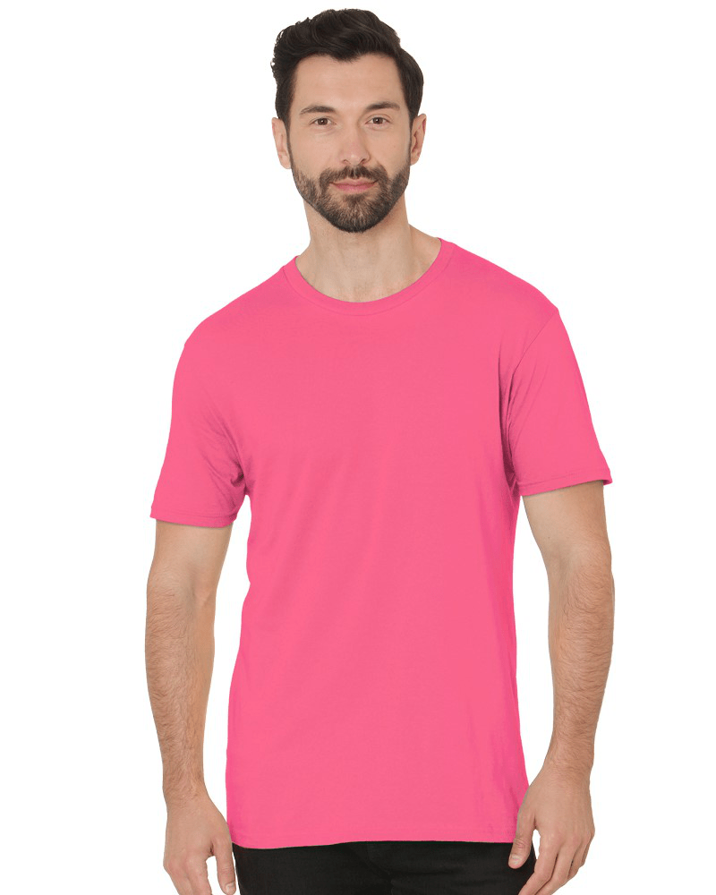 Bayside Unisex Fine Jersey T-Shirt - Crunchberry - Bayside 9500 Crunchberry S Short Sleeve T-Shirts