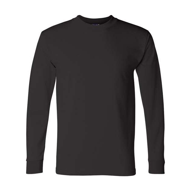 Bayside Unisex Union - Made Long Sleeve T-Shirt - Bayside 2955 Black S Long Sleeve T-Shirts