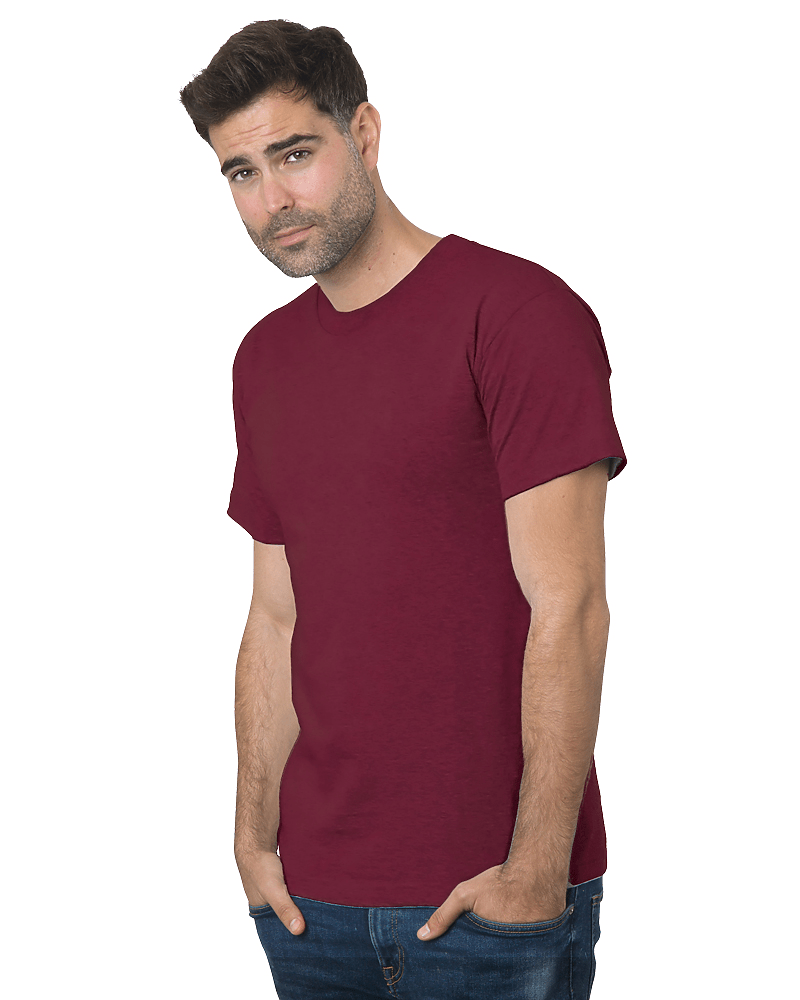 Bayside Unisex Union - Made T-Shirt - Burgundy - Bayside 2905 Burgundy S Short Sleeve T-Shirts
